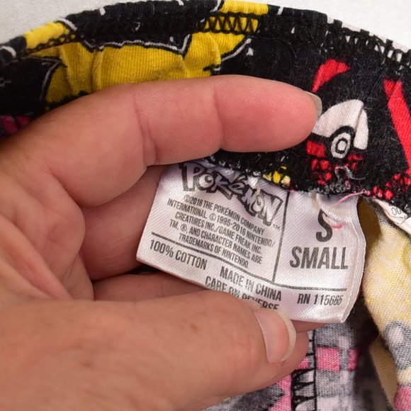 Pokemon Pajama Pants Pikachu 025 Size Small - Picture 5 of 6